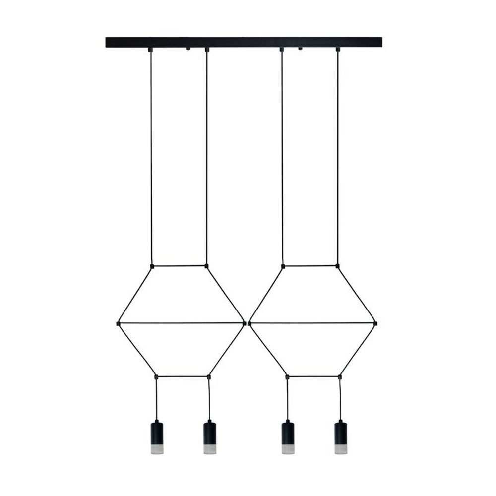 Lampa wisząca LINEA-4 LONG czarna 70 cm - obrazek 3
