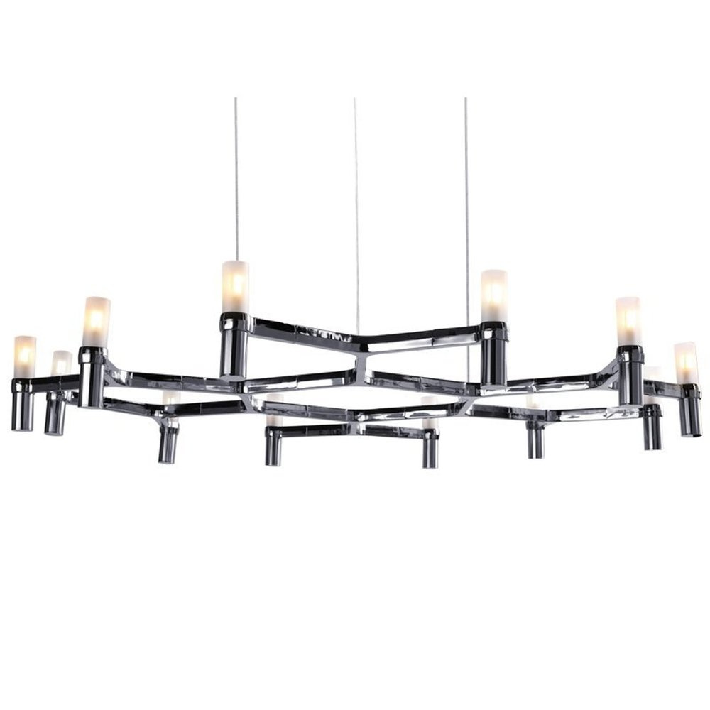 Lampa wisząca CANDLES-12B chrom 106 cm - obrazek 3