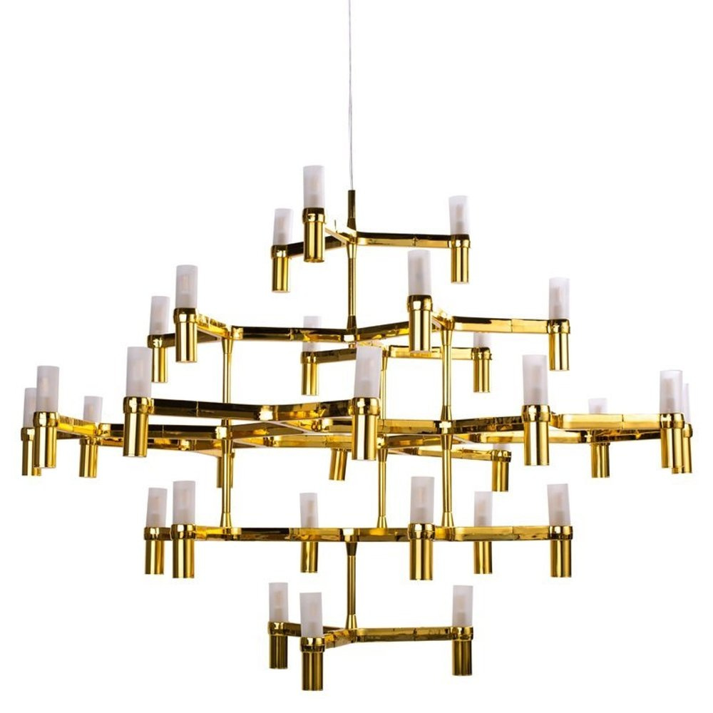 Lampa wisząca CANDLES-30 złota 120 cm - obrazek 3