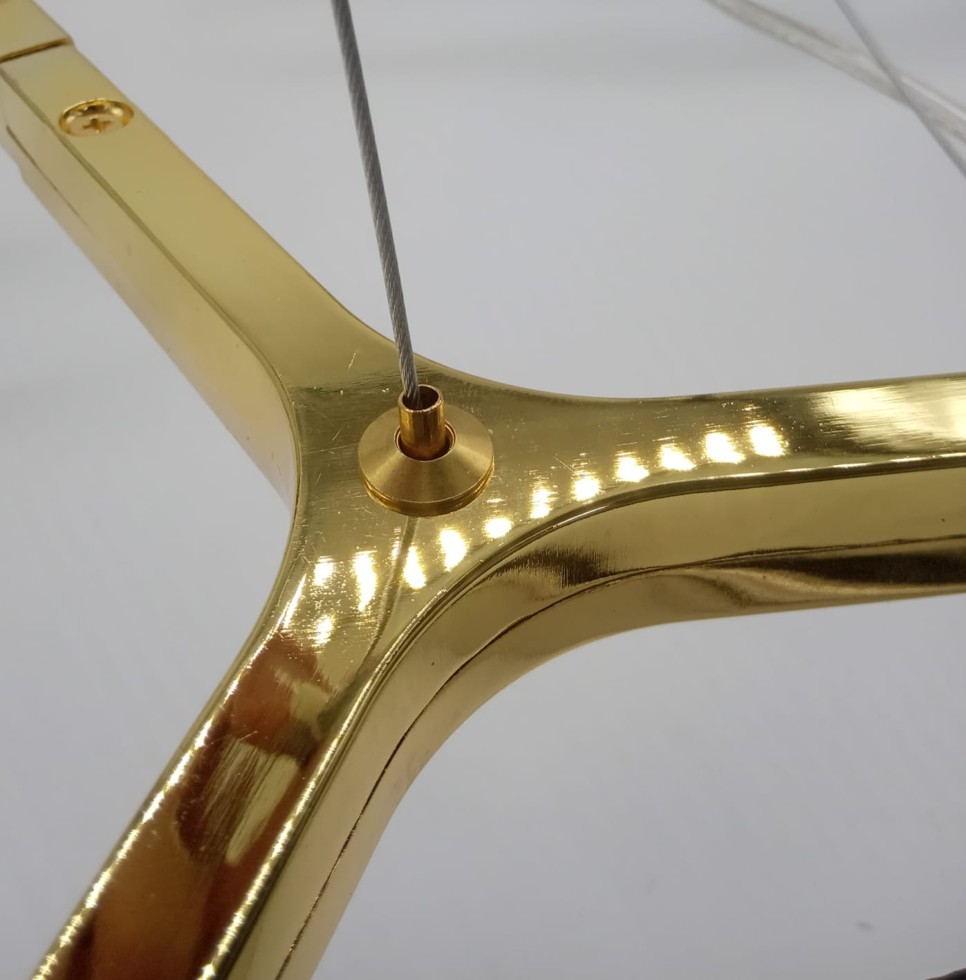 Lampa wisząca CANDLES-30 złota 120 cm - obrazek 7