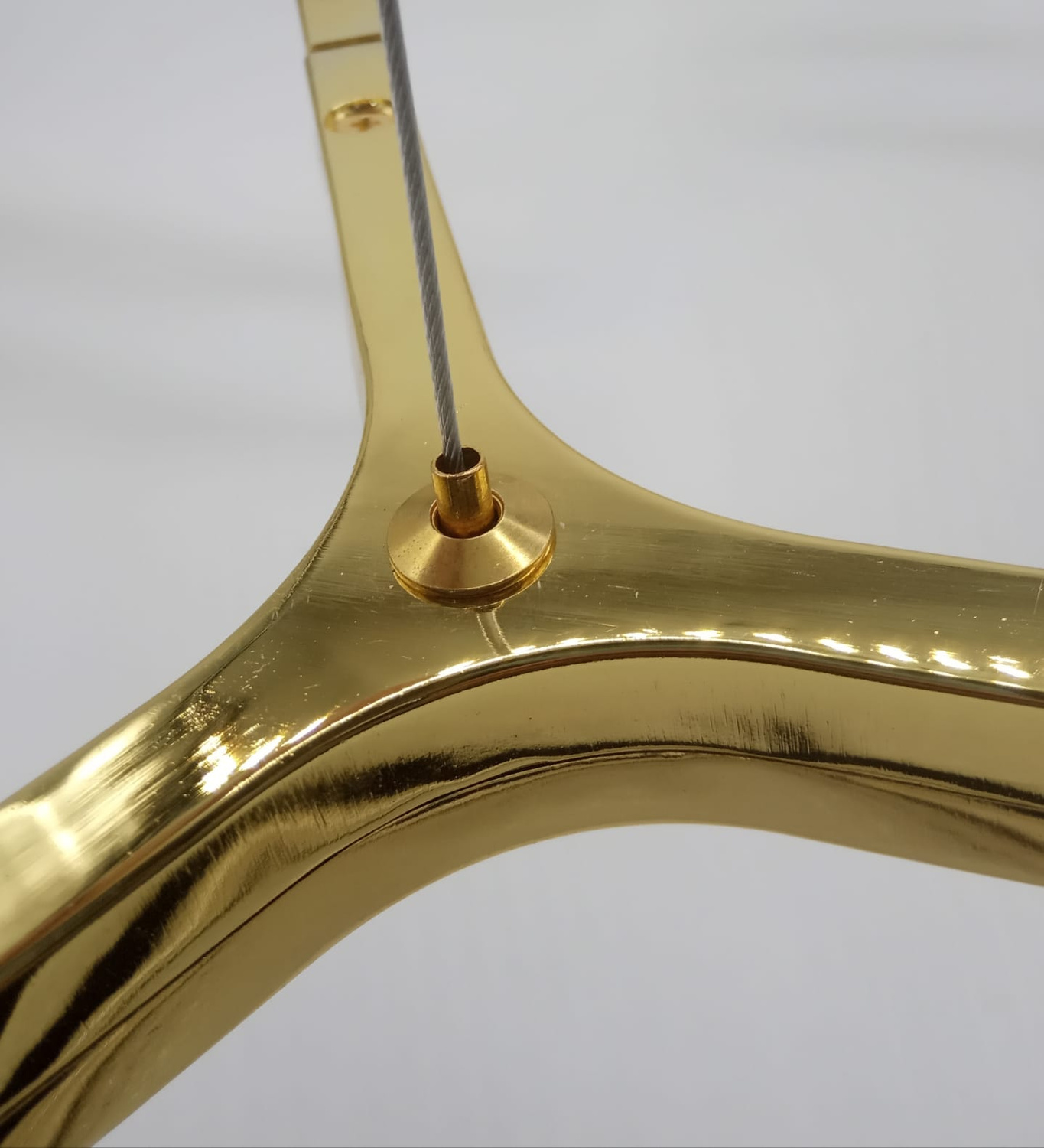 Lampa wisząca CANDLES-30 złota 120 cm - obrazek 8