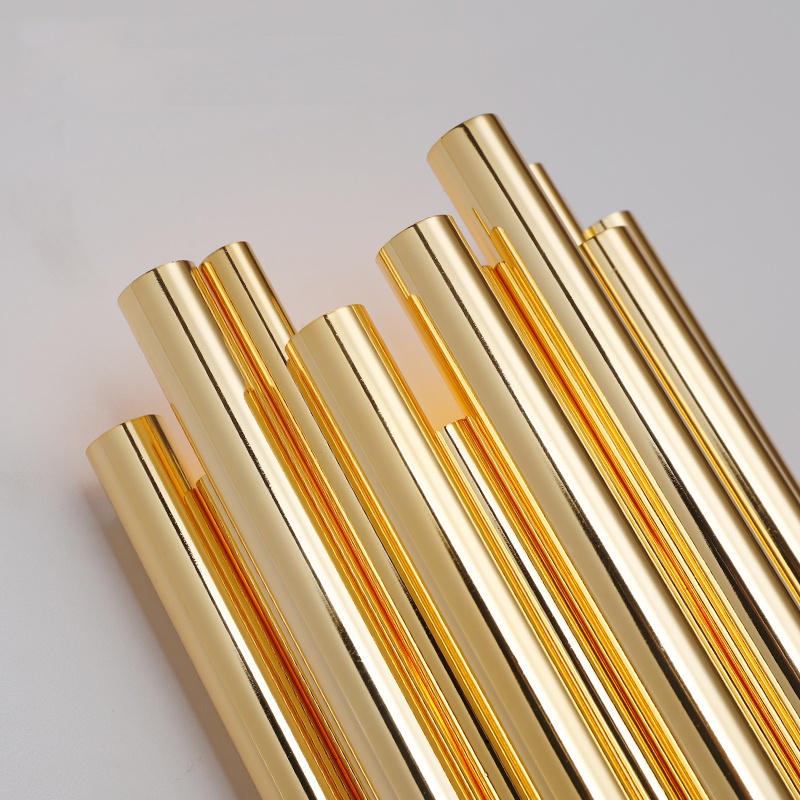 Lampa ścienna TUBO GOLD złota 50 cm - obrazek 4