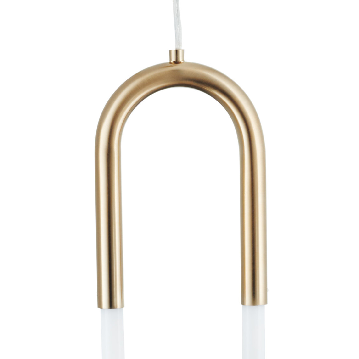 Lampa wisząca U-SHAPE mosiądz 60 cm - obrazek 3