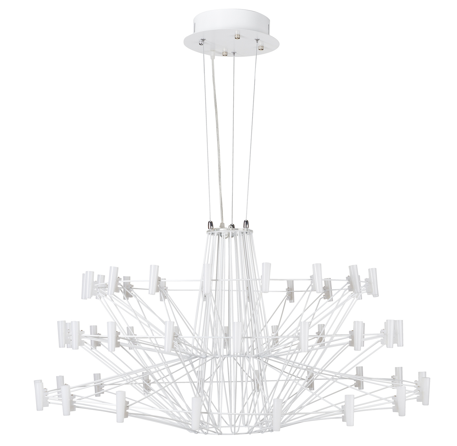 Lampa wisząca MADAME L biała 100 cm - obrazek 5