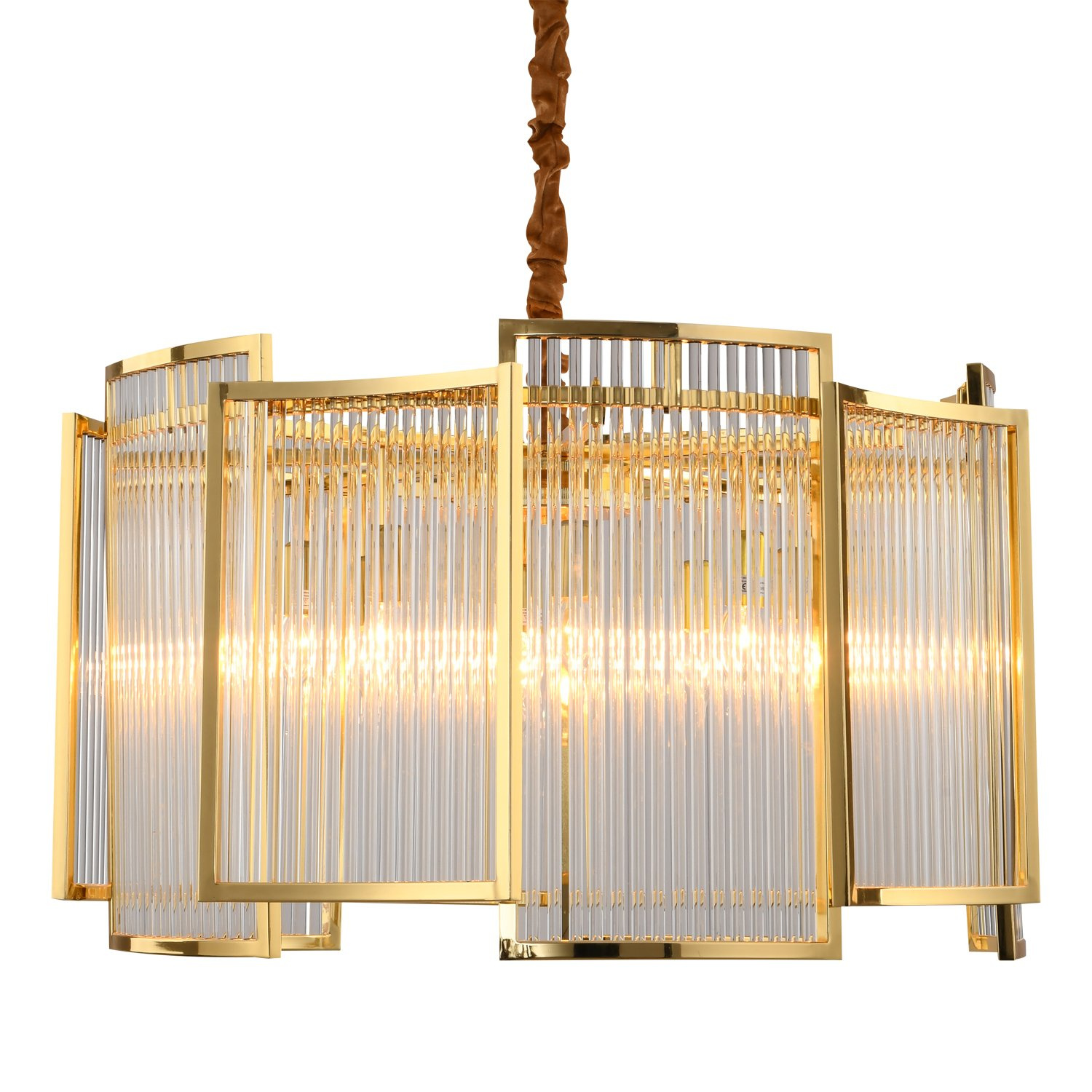 Lampa wisząca IMPERIO złota 80 cm - obrazek 5