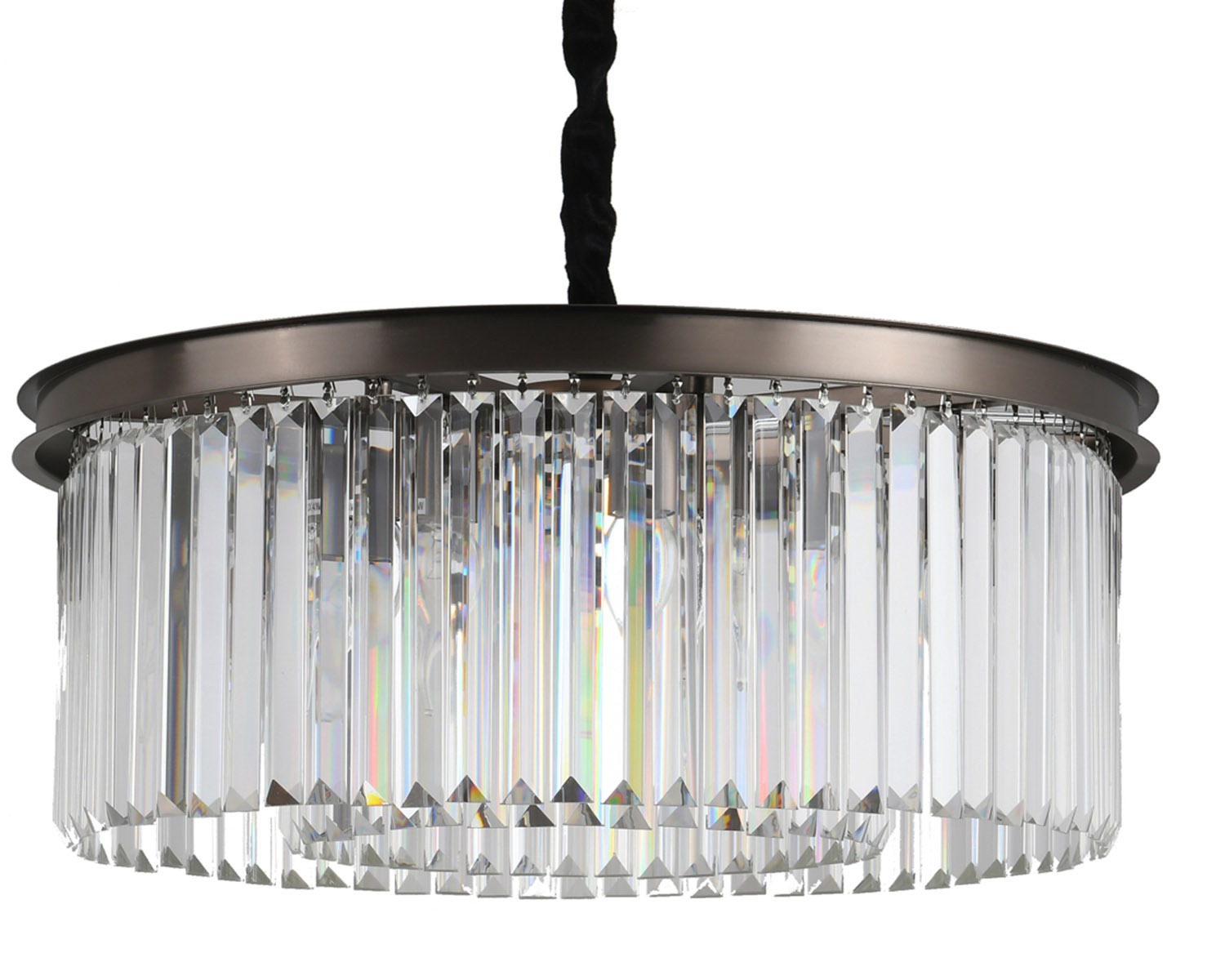 Lampa wisząca SPARKLE ROUND antracyt 60 cm - obrazek 3