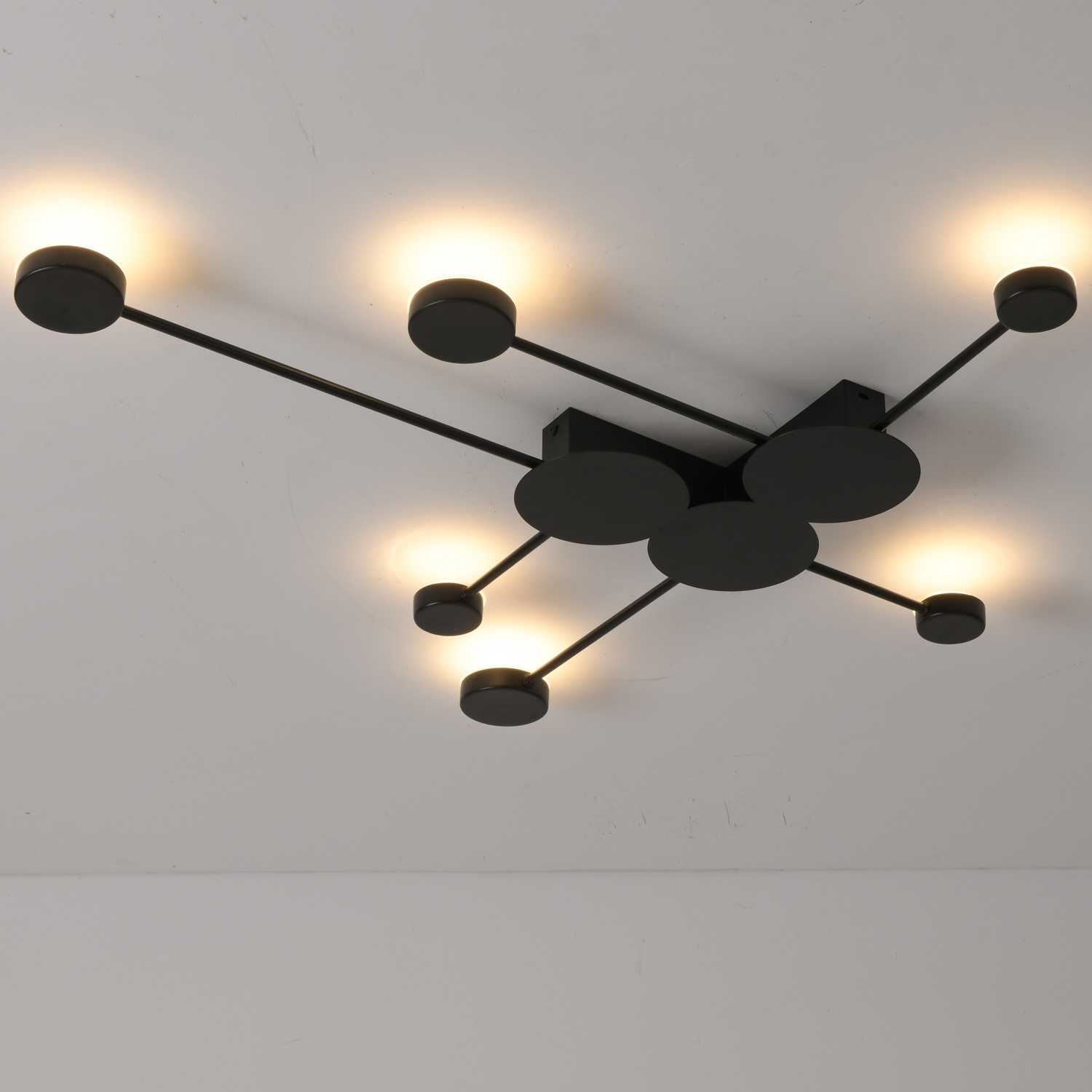 Lampa ścienna CLEX - 6 LED czarna 89 cm - obrazek 6
