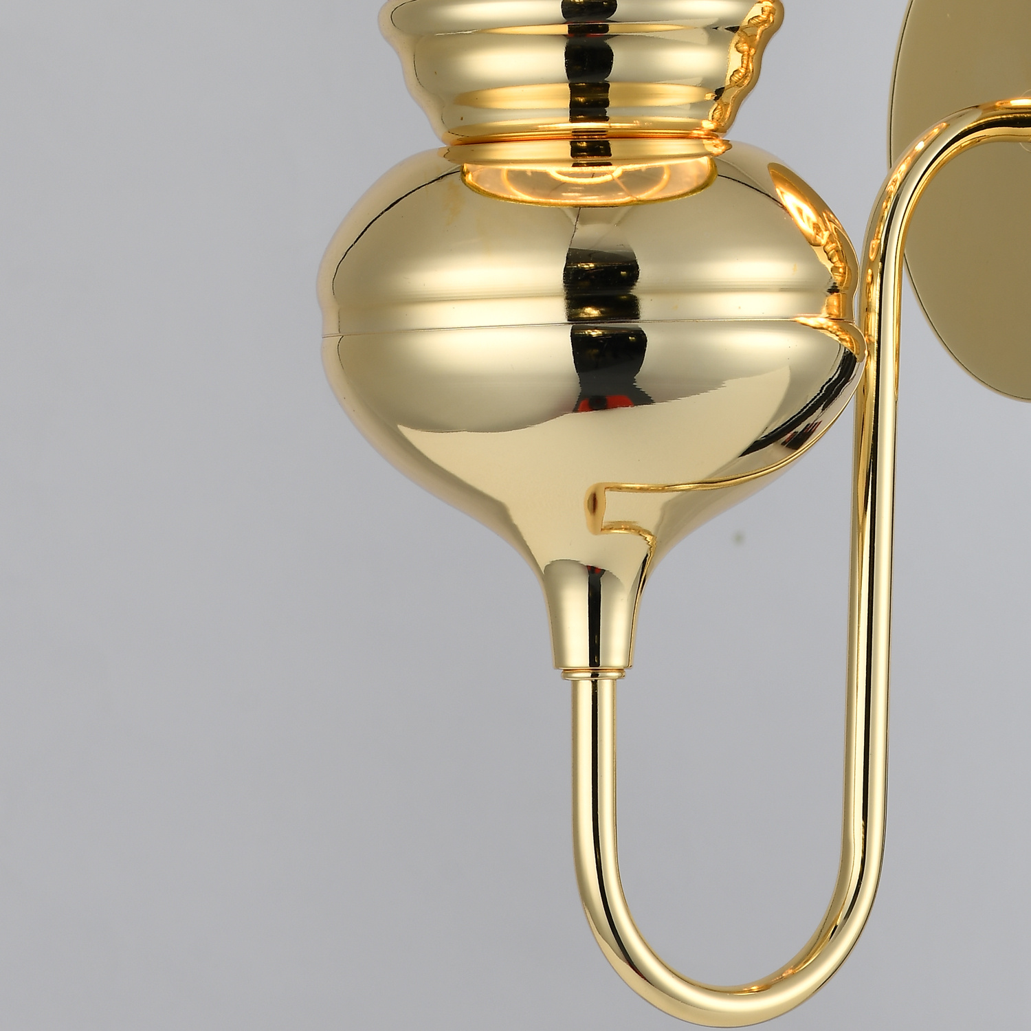 Lampa ścienna QUEEN złota 25 cm - obrazek 4