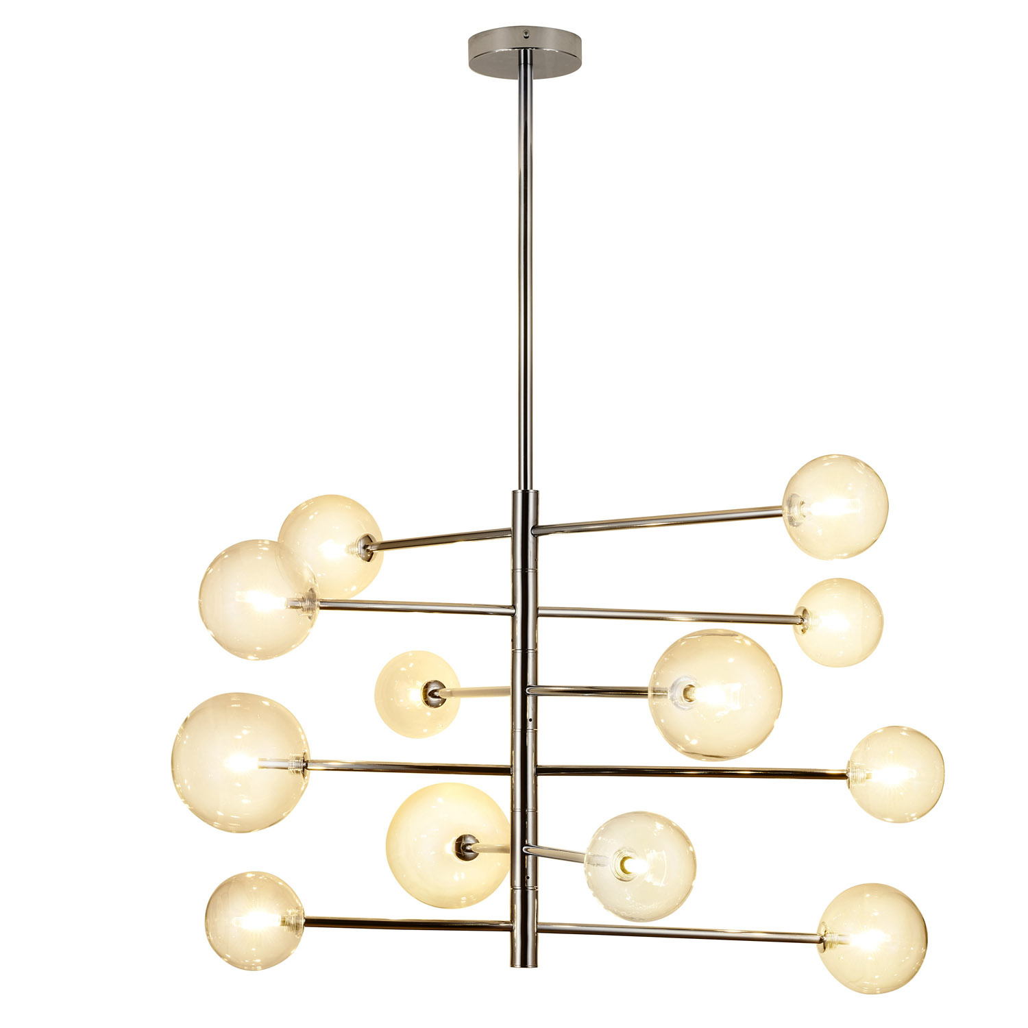 Lampa wisząca SOLA chrom 75 cm - obrazek 3