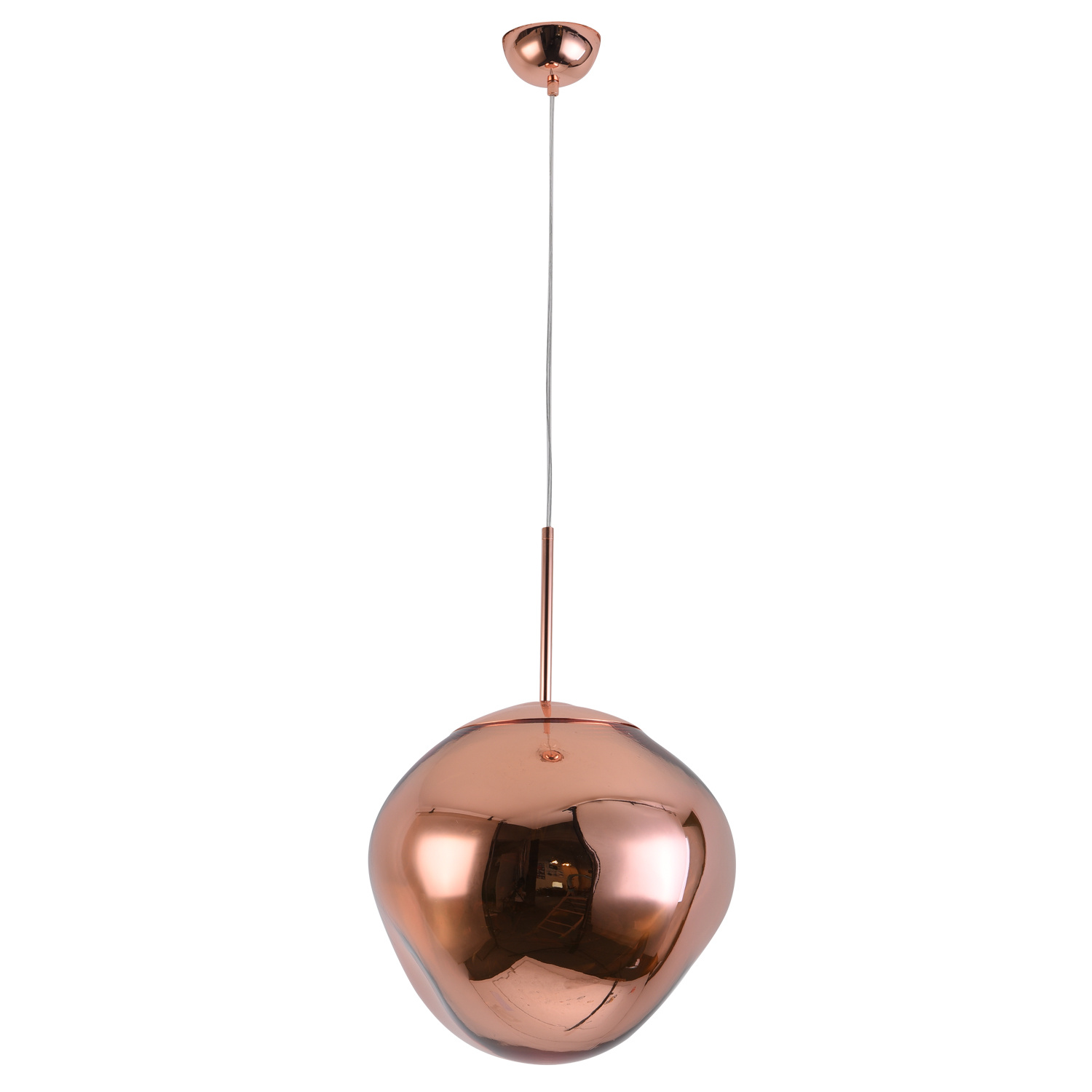 Lampa wisząca GLAM L miedziana 38 cm - obrazek 3