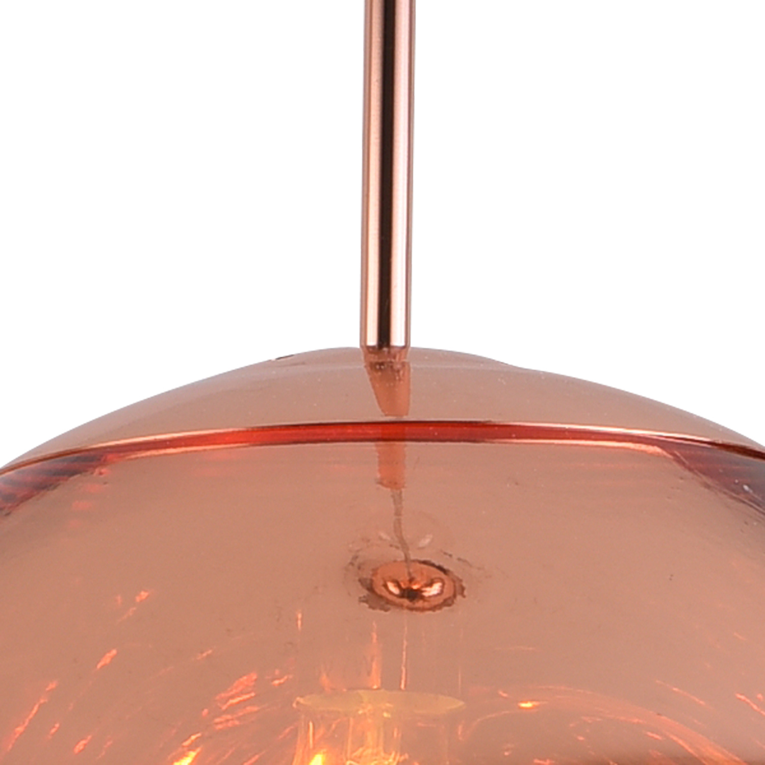 Lampa wisząca GLAM L miedziana 38 cm - obrazek 8