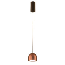 Czerwona lampa wisząca PETITE LED 10 cm – nowoczesny design i elegancja do salonu