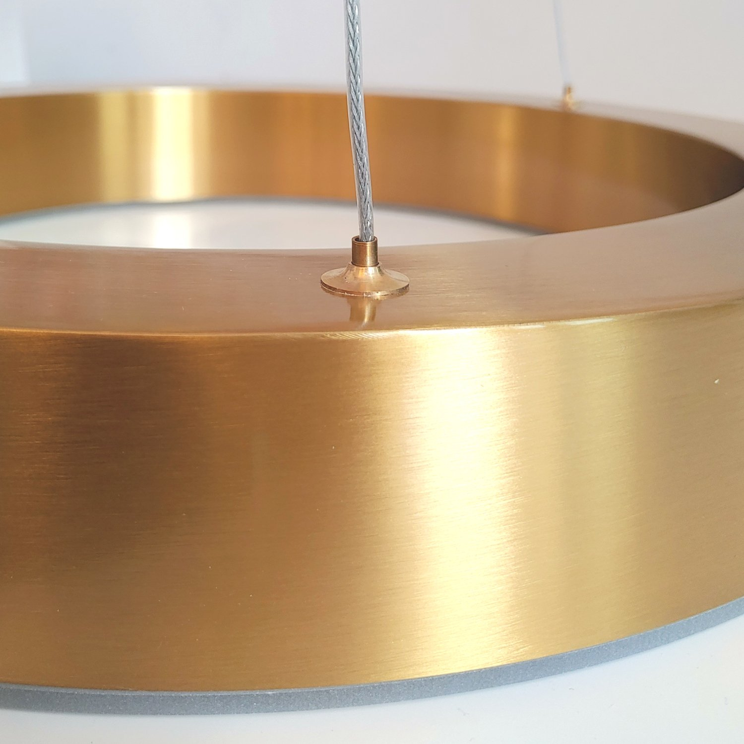 Lampa wisząca CIRCLE 80+80+100+120 LED nikiel na 1 podsufitce - obrazek 3