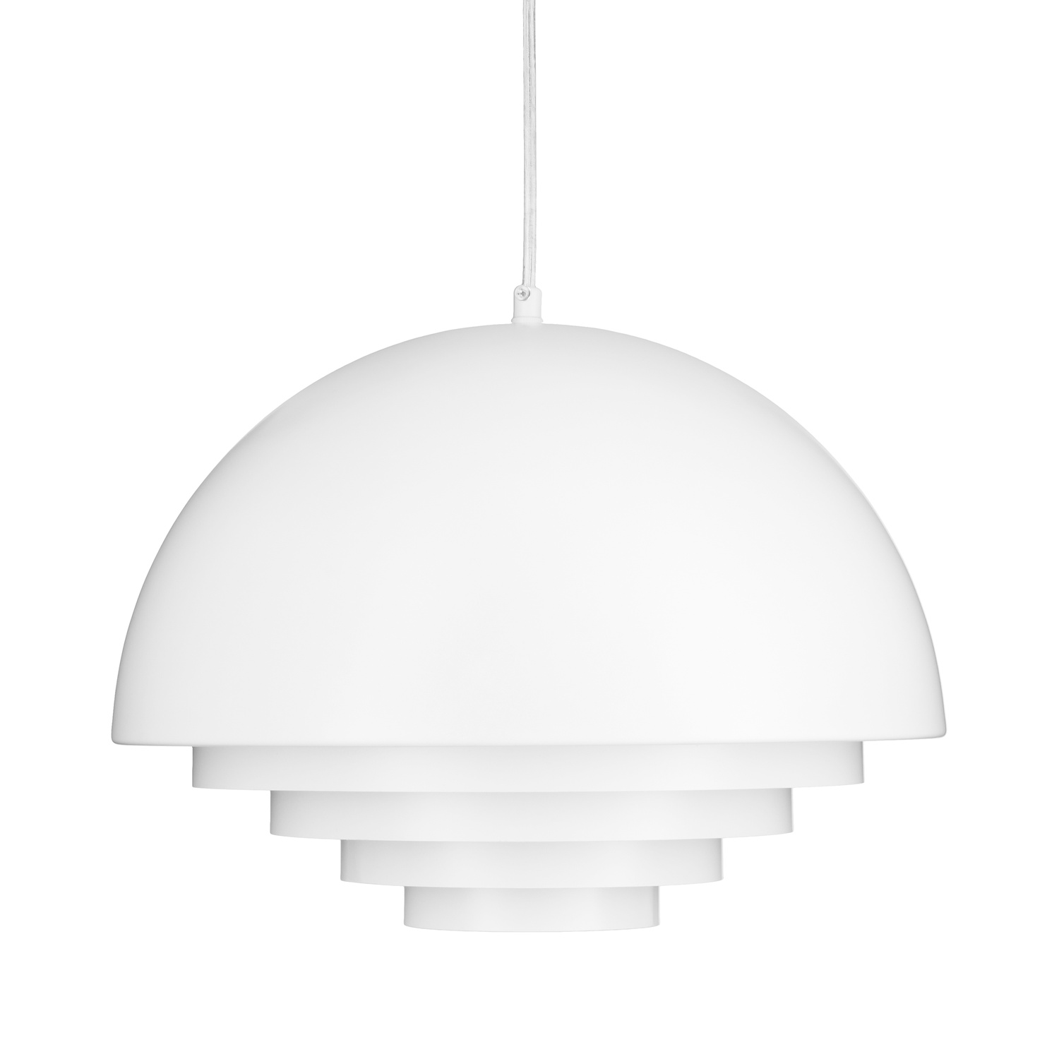 Lampa wisząca DIVERSO biała matowa 40 cm - obrazek 3