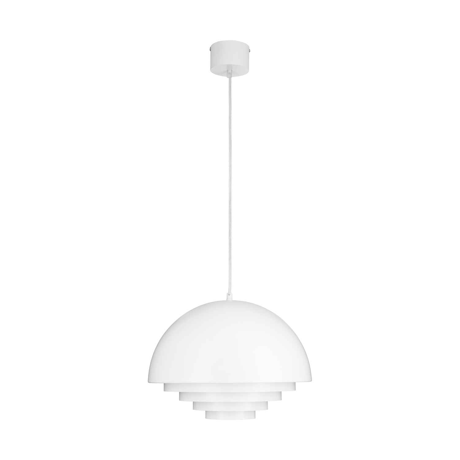 Lampa wisząca DIVERSO biała matowa 40 cm - obrazek 4