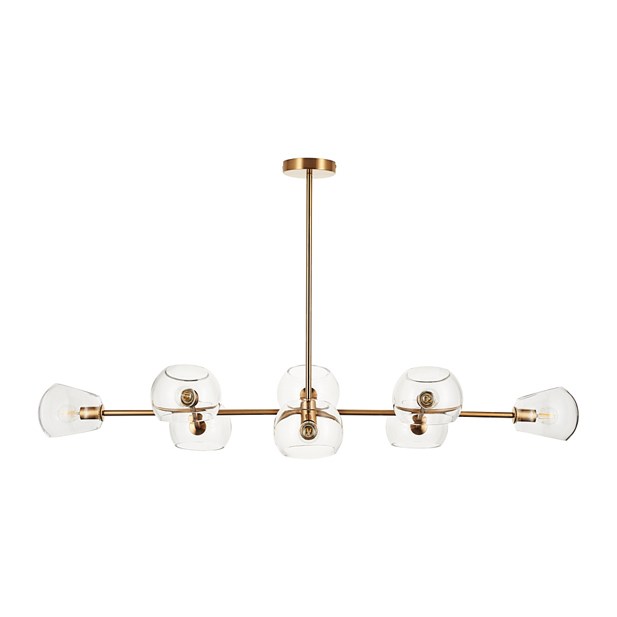 Lampa wisząca COSMIC-8 złota 85 cm - obrazek 4