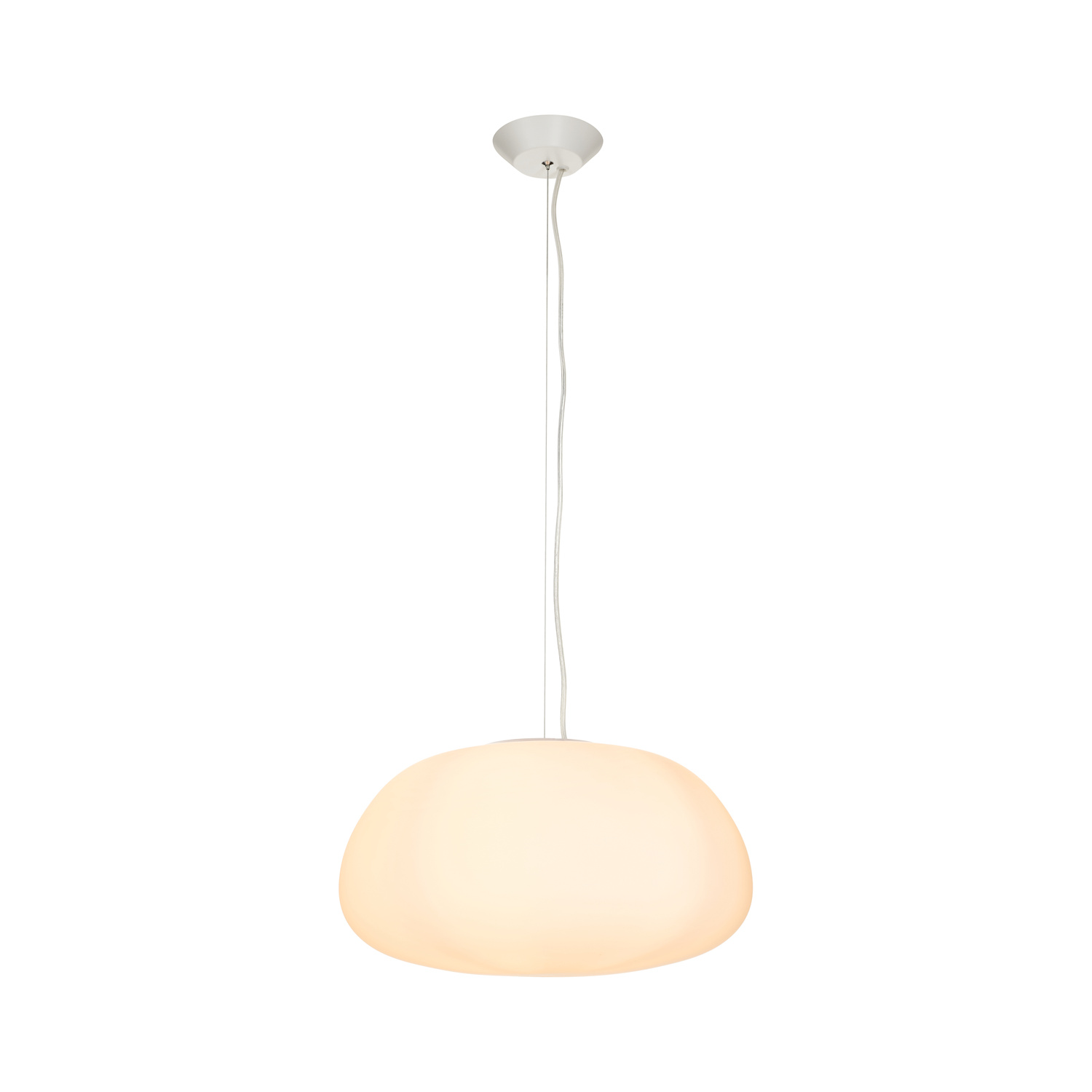 Lampa wisząca LUCIDUM FLAT biała 40 cm - obrazek 5