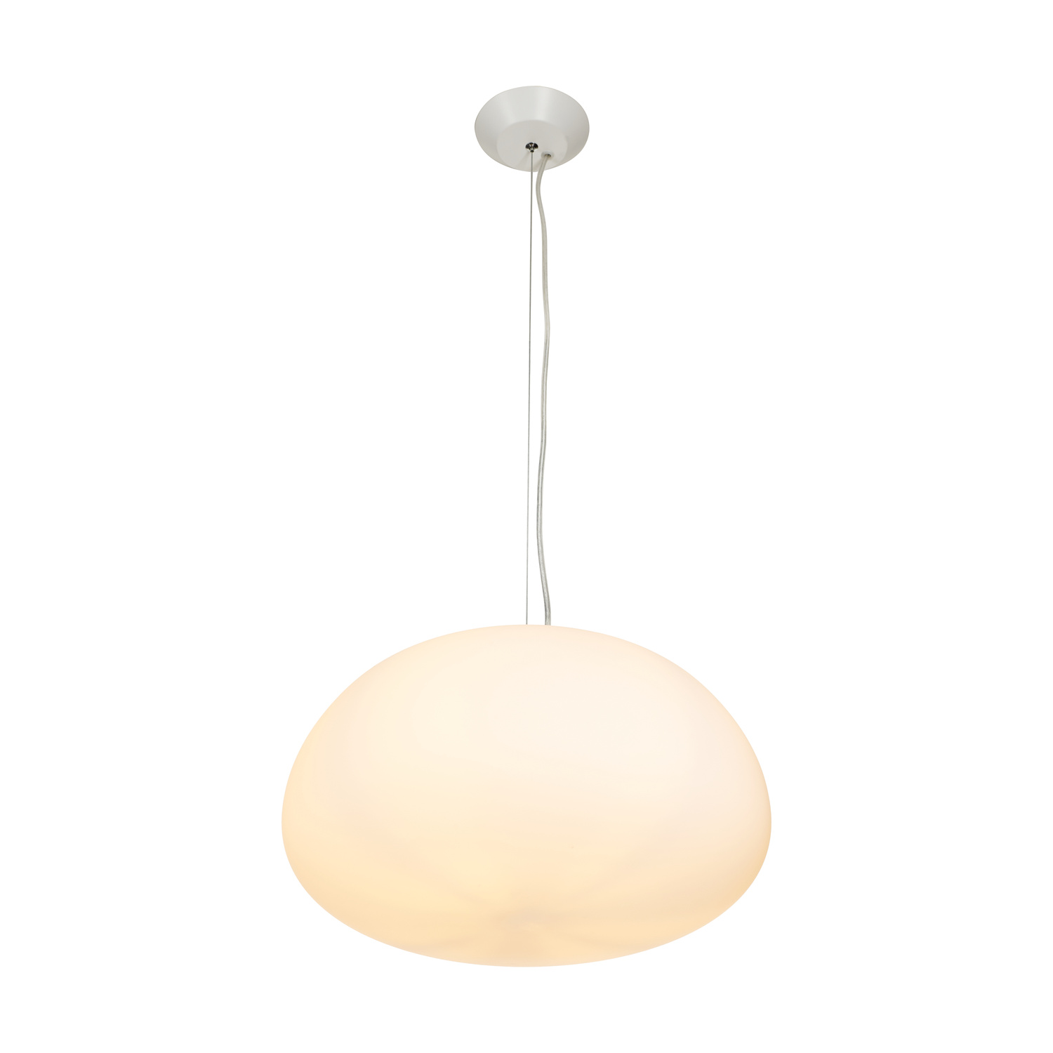 Lampa wisząca LUCIDUM FLAT biała 40 cm - obrazek 6
