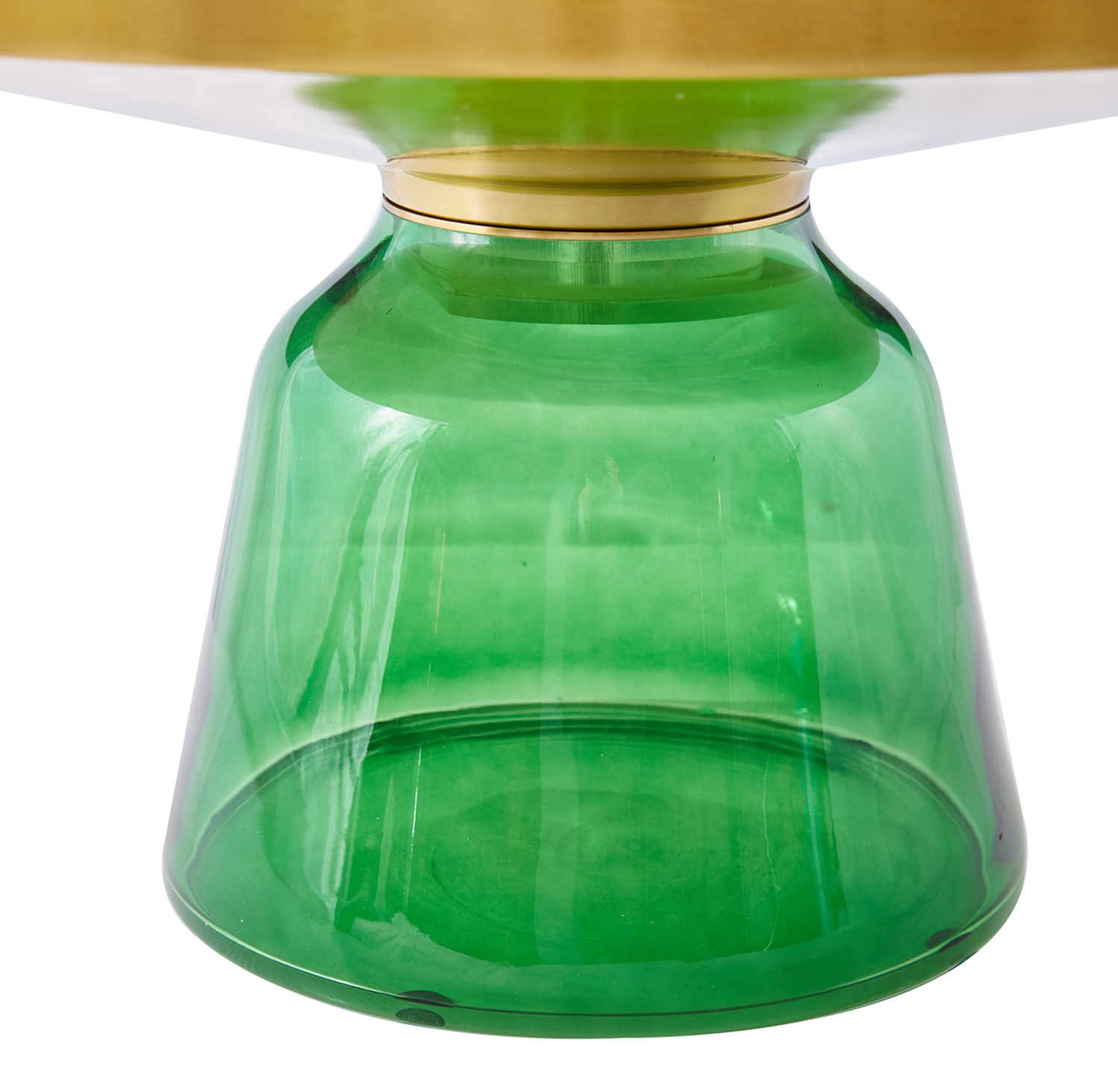 Stolik kawowy DOLCE FLAT zielono czarny 75 cm - obrazek 5