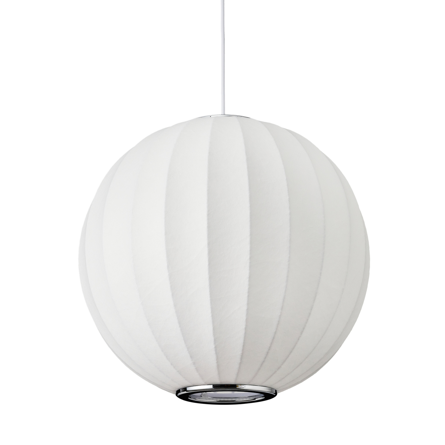 Lampa wisząca SILK biała 30 cm - obrazek 8