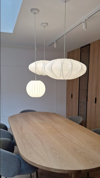 Lampa wisząca SILK biała 30 cm - obrazek 18