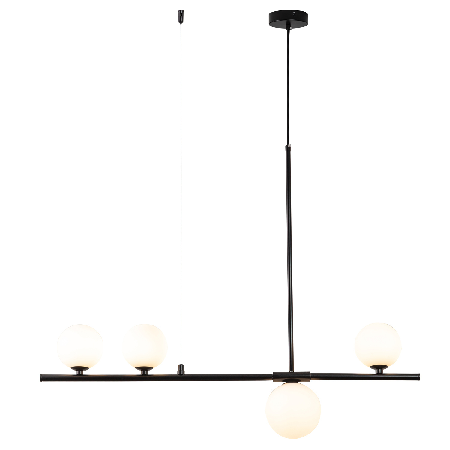 Lampa wisząca MODERNO czarna 80 cm - obrazek 3