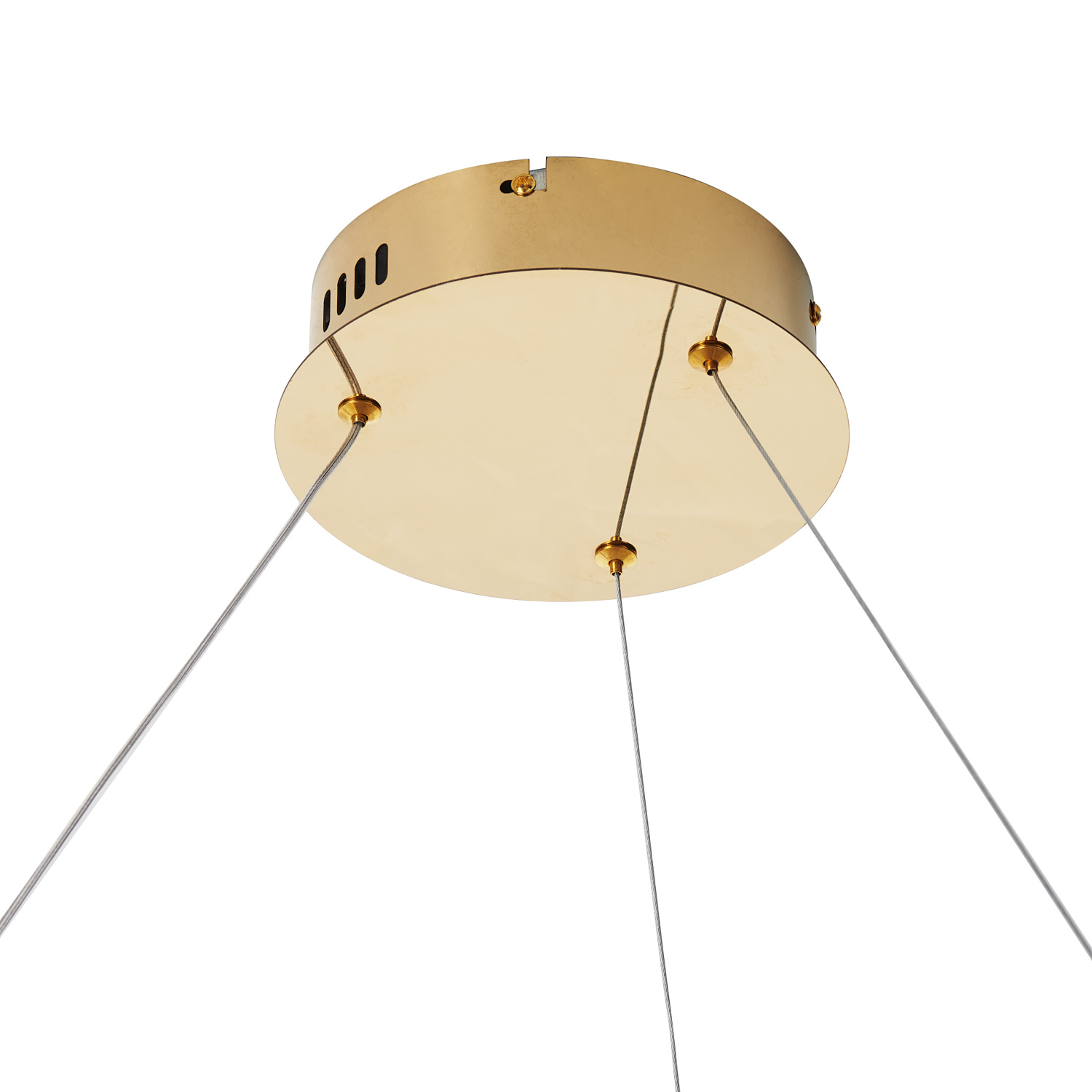 Designerska lampa LED CIRCLE SLIM 60 złoty 60 cm – elegancki pierścień LED do nowoczesnych wnętrz - obrazek 7