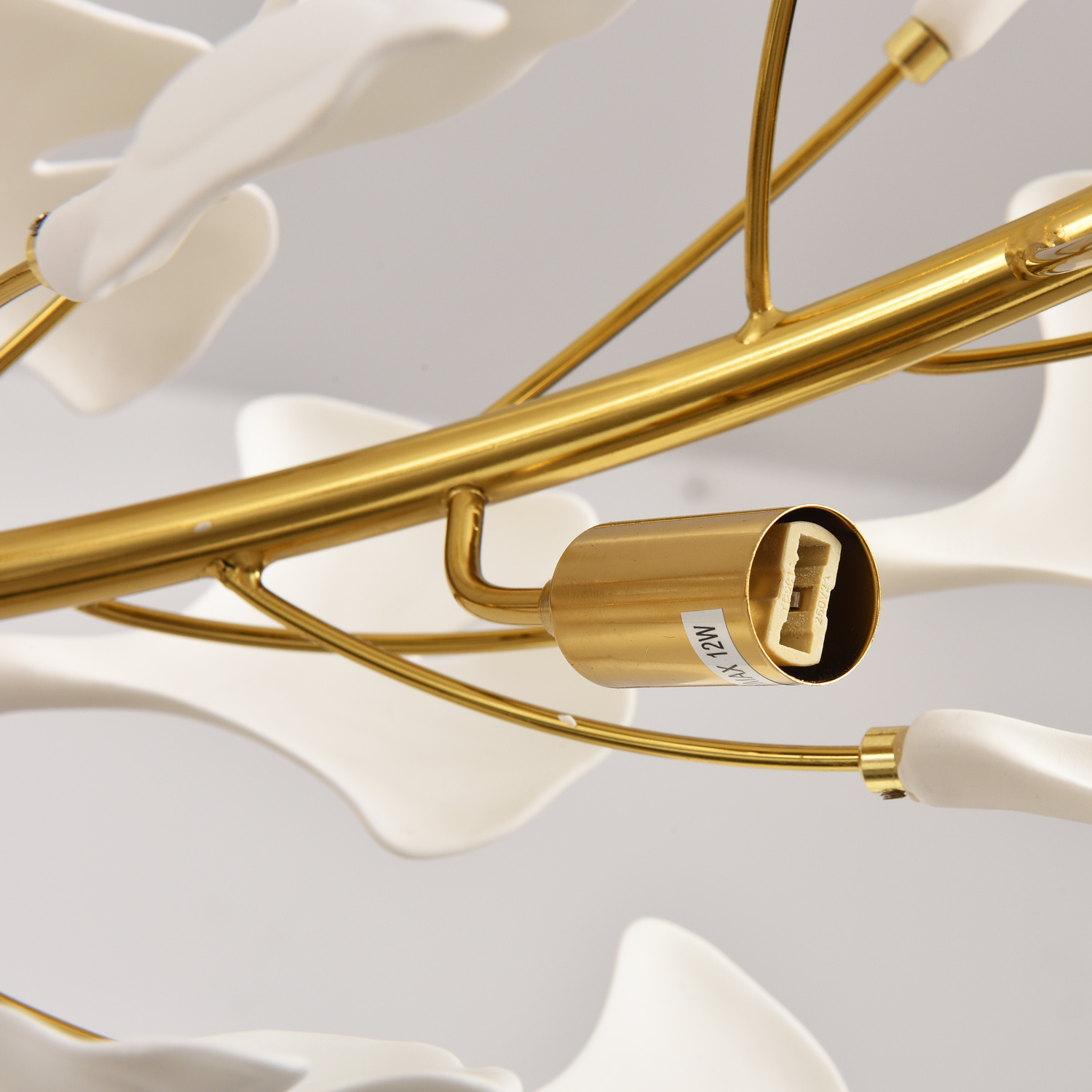 Lampa wisząca BOTANIKA WAVE złoto biała 125 cm - obrazek 11