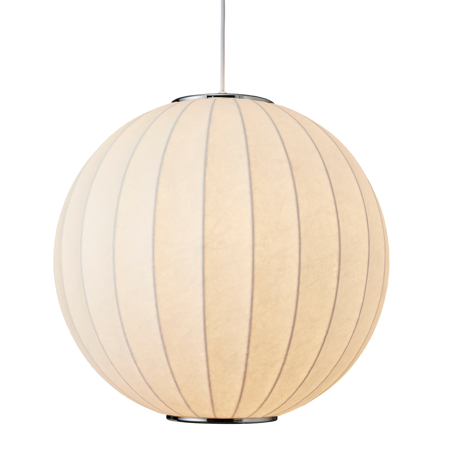 Lampa wisząca SILK biała 40 cm - obrazek 3