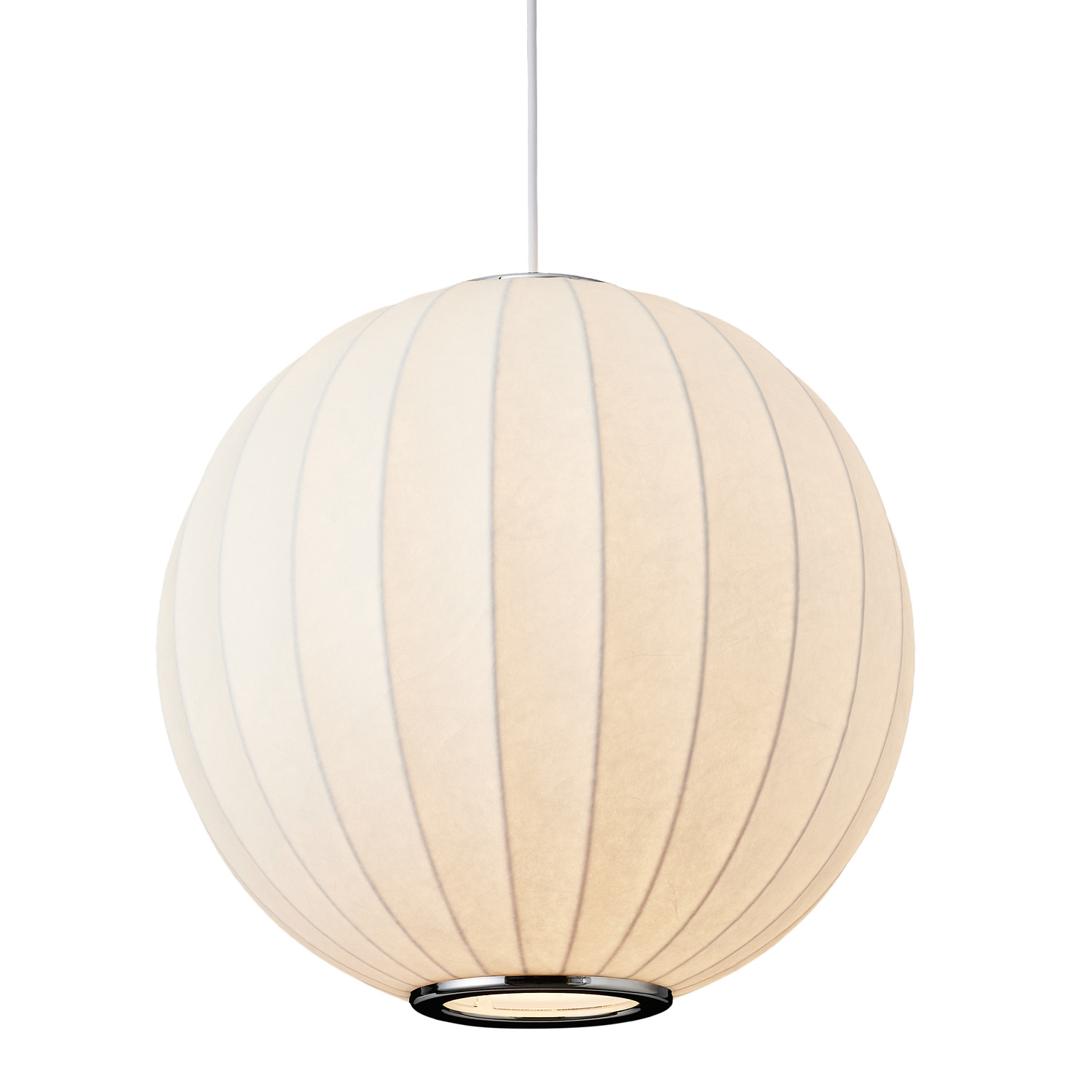 Lampa wisząca SILK biała 40 cm - obrazek 8