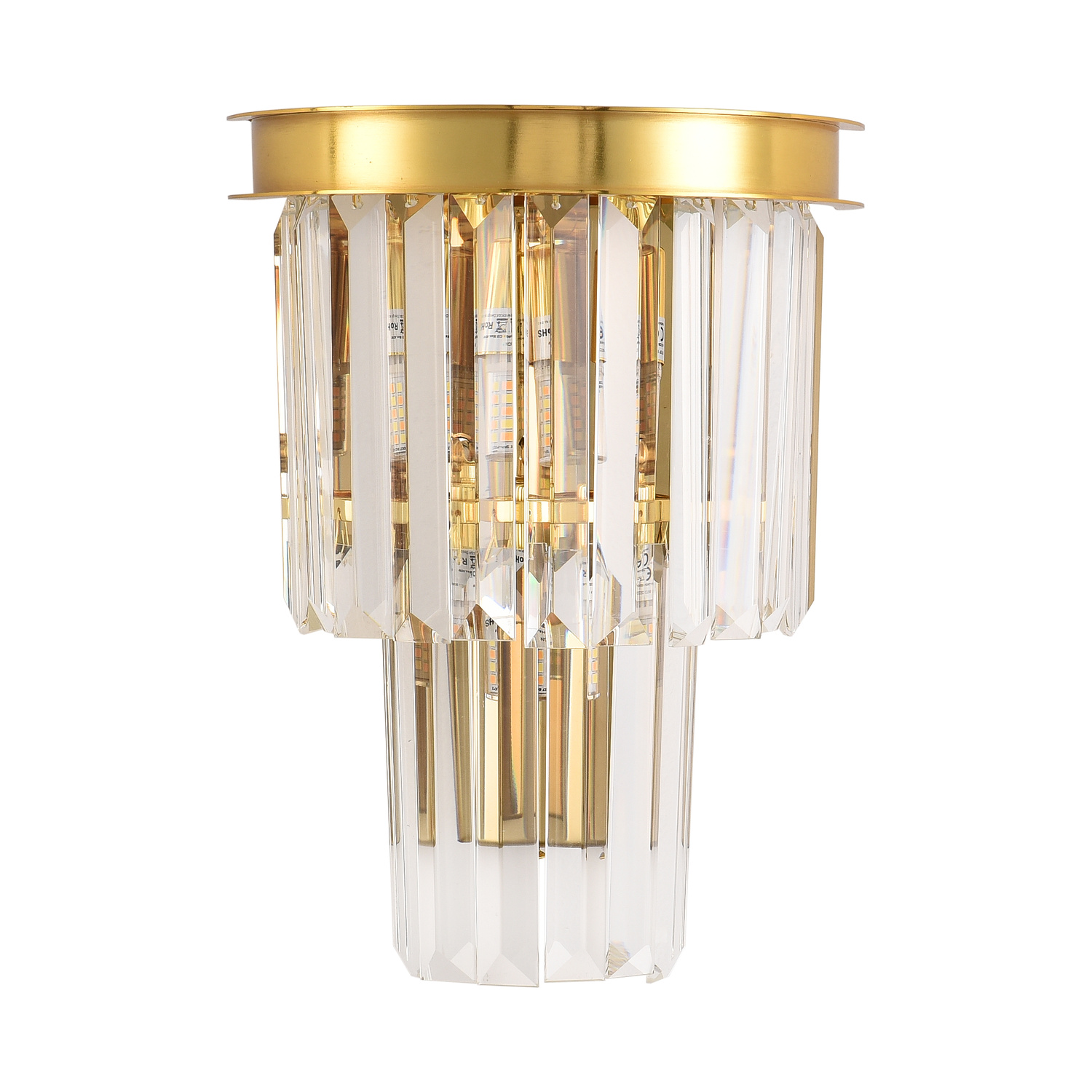 Lampa ścienna SPLENDORE złota 20 cm - obrazek 3