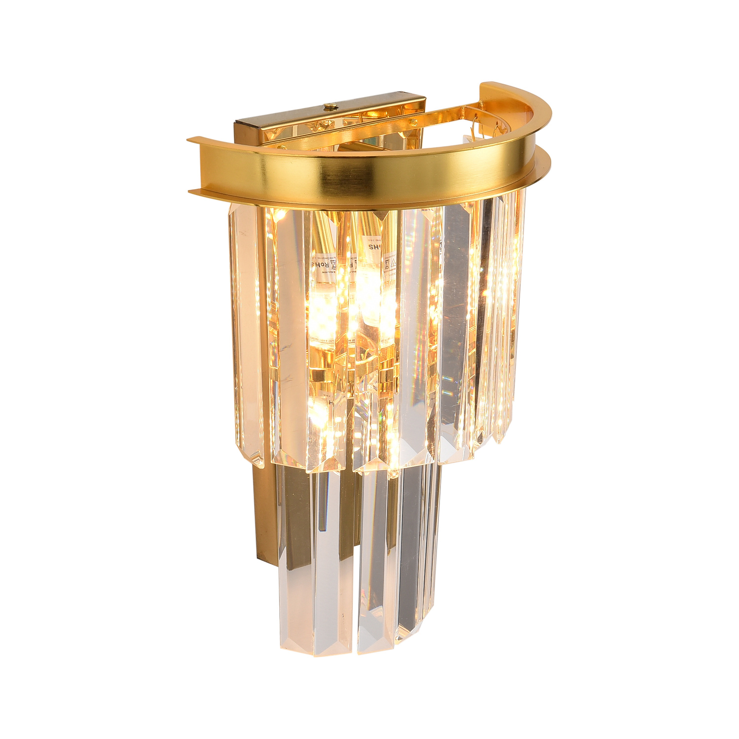 Lampa ścienna SPLENDORE złota 20 cm - obrazek 7