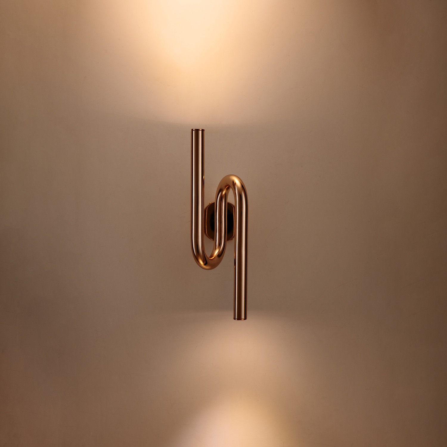 Lampa ścienna MYK LED miedziana 40 cm - obrazek 4