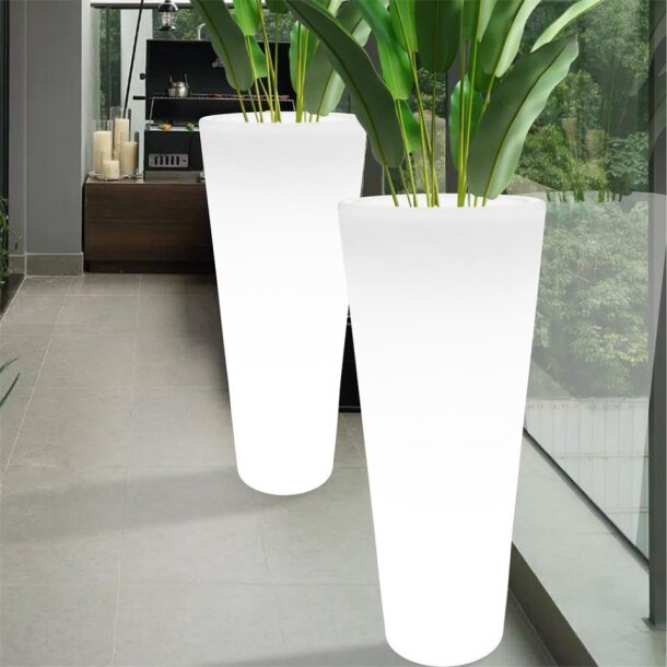 Lampa ogrodowa donica FLOWER POT L LED RGBW 16 kolorów 90 cm - obrazek 3