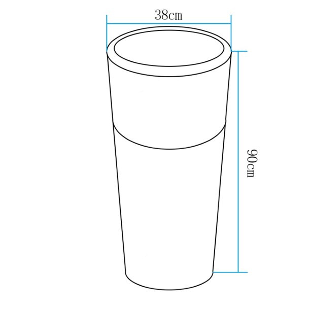 Lampa ogrodowa donica FLOWER POT L LED RGBW 16 kolorów 90 cm - obrazek 4