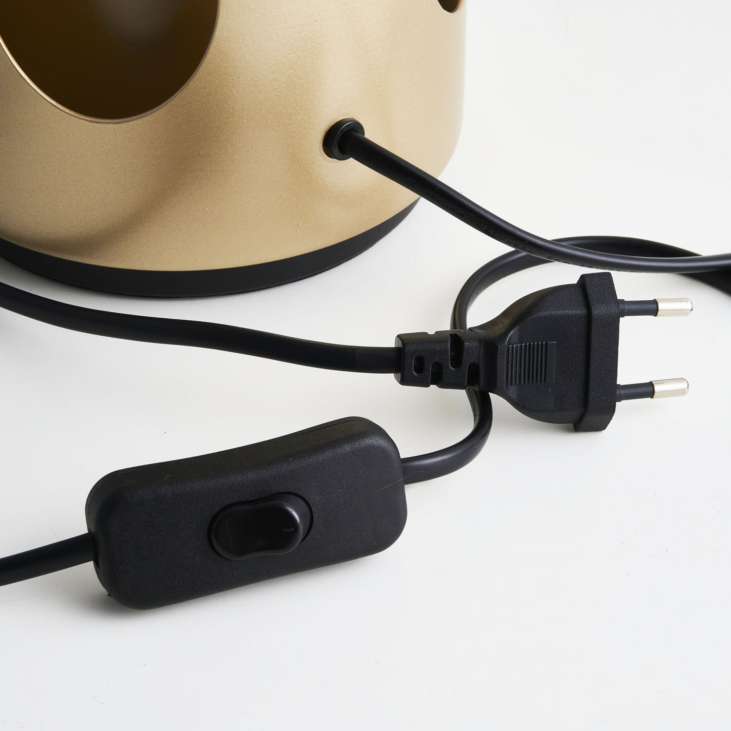 Lampa stołowa FATA transparentno złota 35 *46 cm - obrazek 11