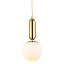 Lampa wisząca UNO złota połysk 20 cm