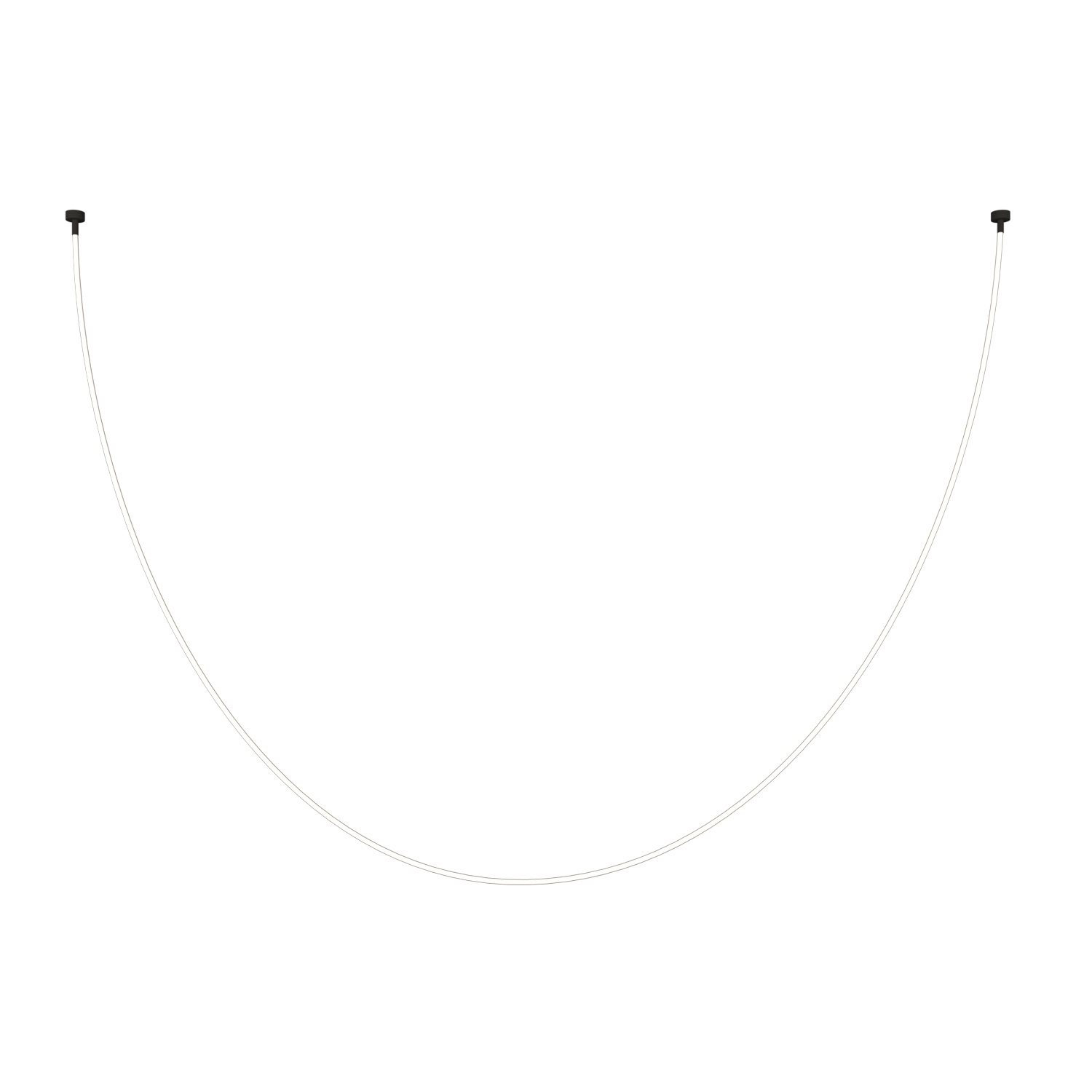 Lampa wisząca SNAKE LED wąż ledowy czarna 500 cm - obrazek 4