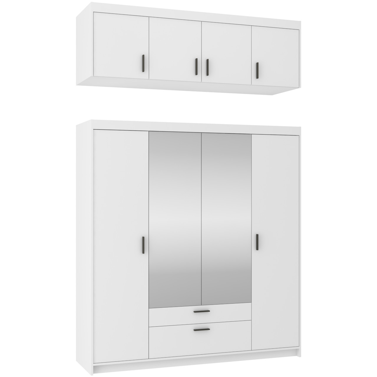 Nadstawka do szafy ELENI 4D biały - obrazek 3
