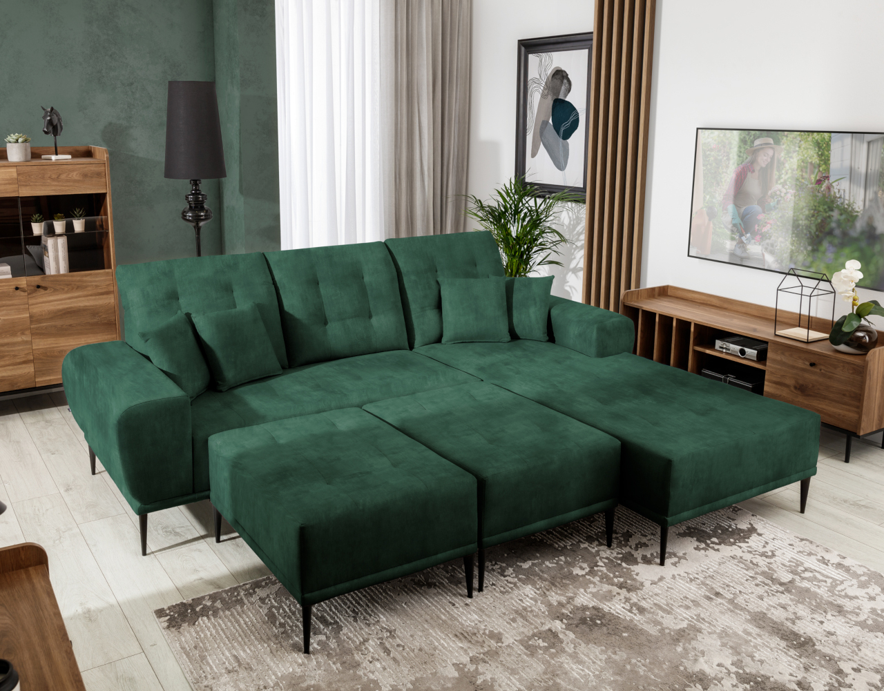 Narożnik APOLLO tiffany 10 prawy - obrazek 6