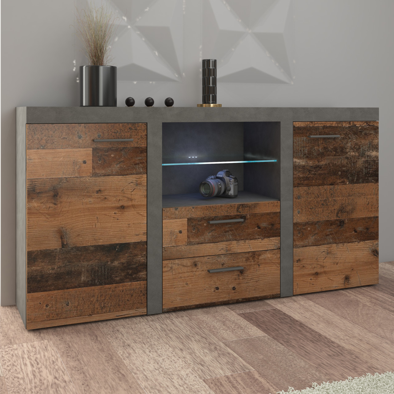 Komoda RODOS 2D2SZ matera / old style - obrazek 4