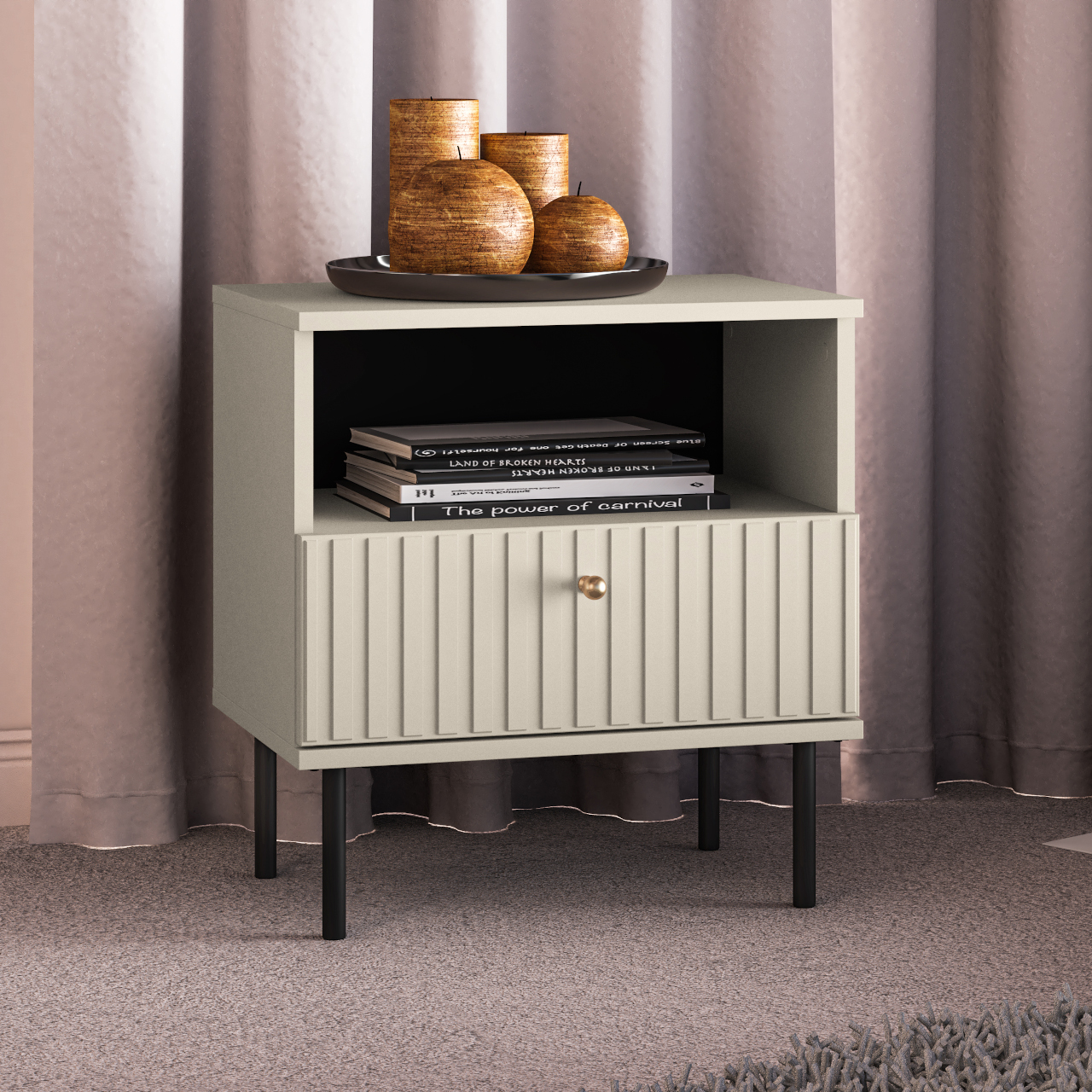 Szafka nocna ALVARO 07 kaszmir - obrazek 6