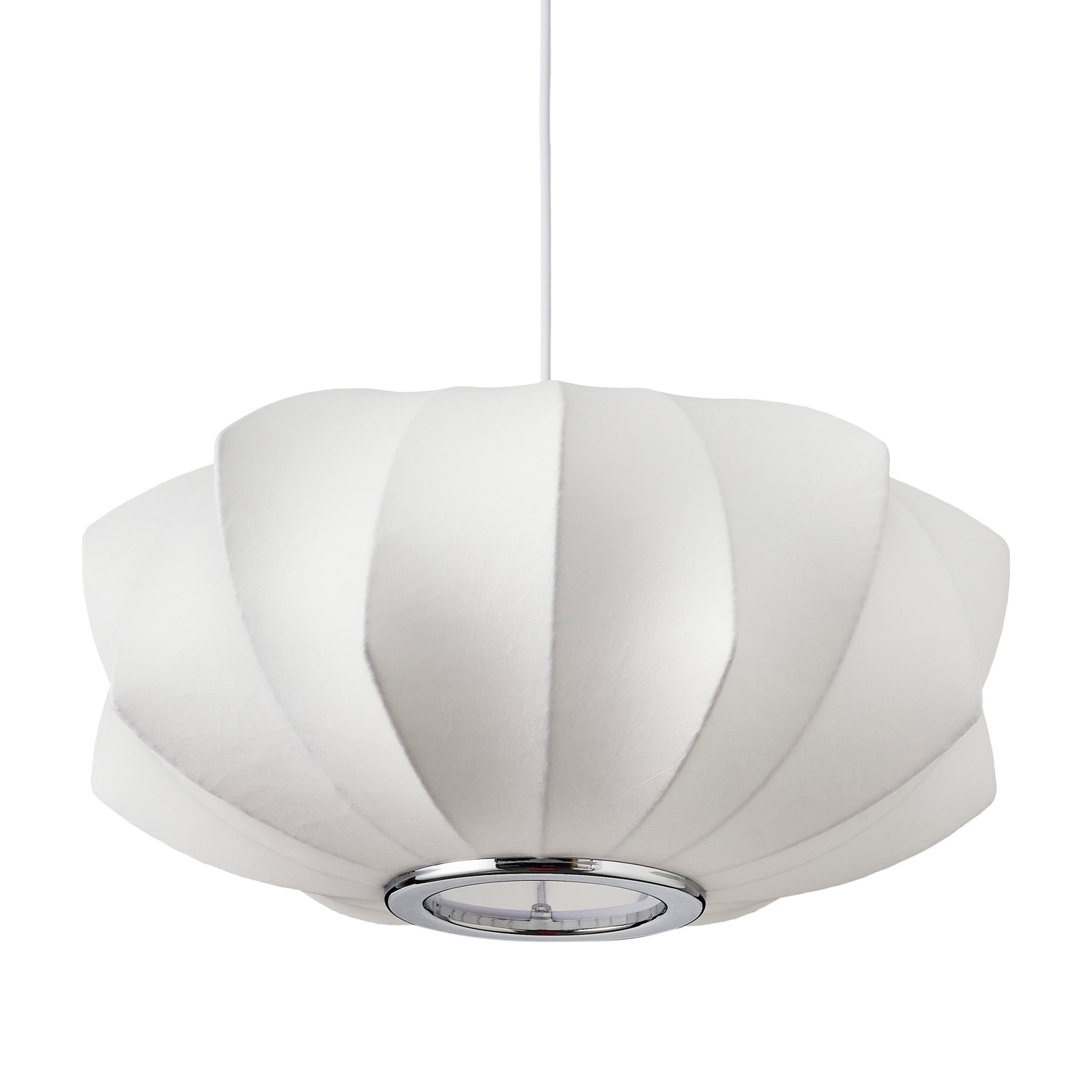 Lampa wisząca SILK V-shape biała 45 cm - obrazek 6