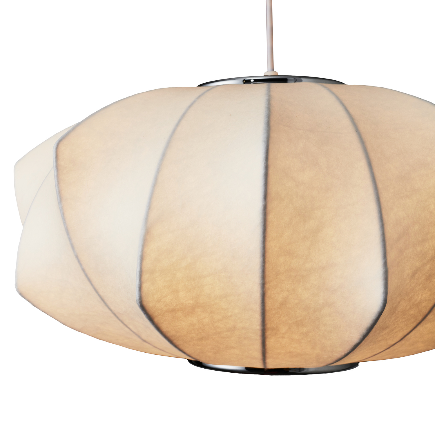 Lampa wisząca SILK V-shape biała 45 cm - obrazek 9
