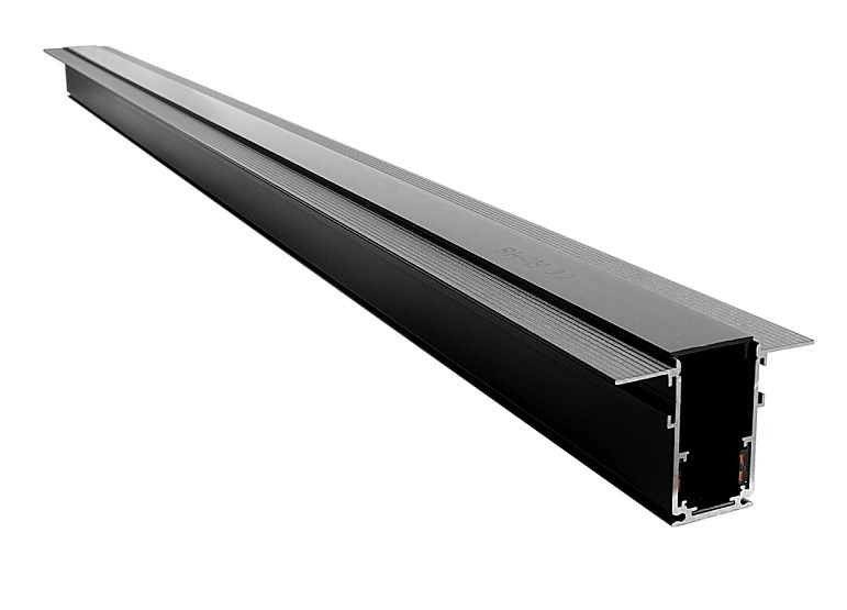 Szyna magnetyczna podtynkowa LL-20C czarna 300cm - obrazek 3