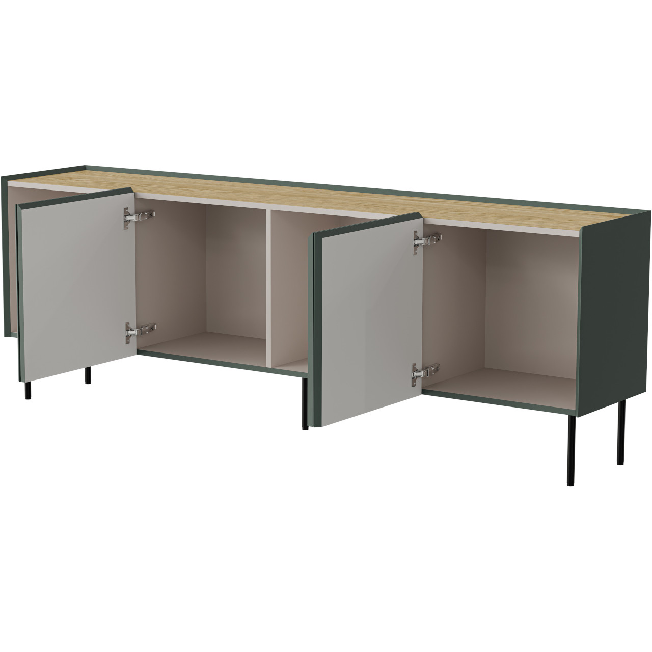 Komoda INGRID 200 oliwkowy - obrazek 3