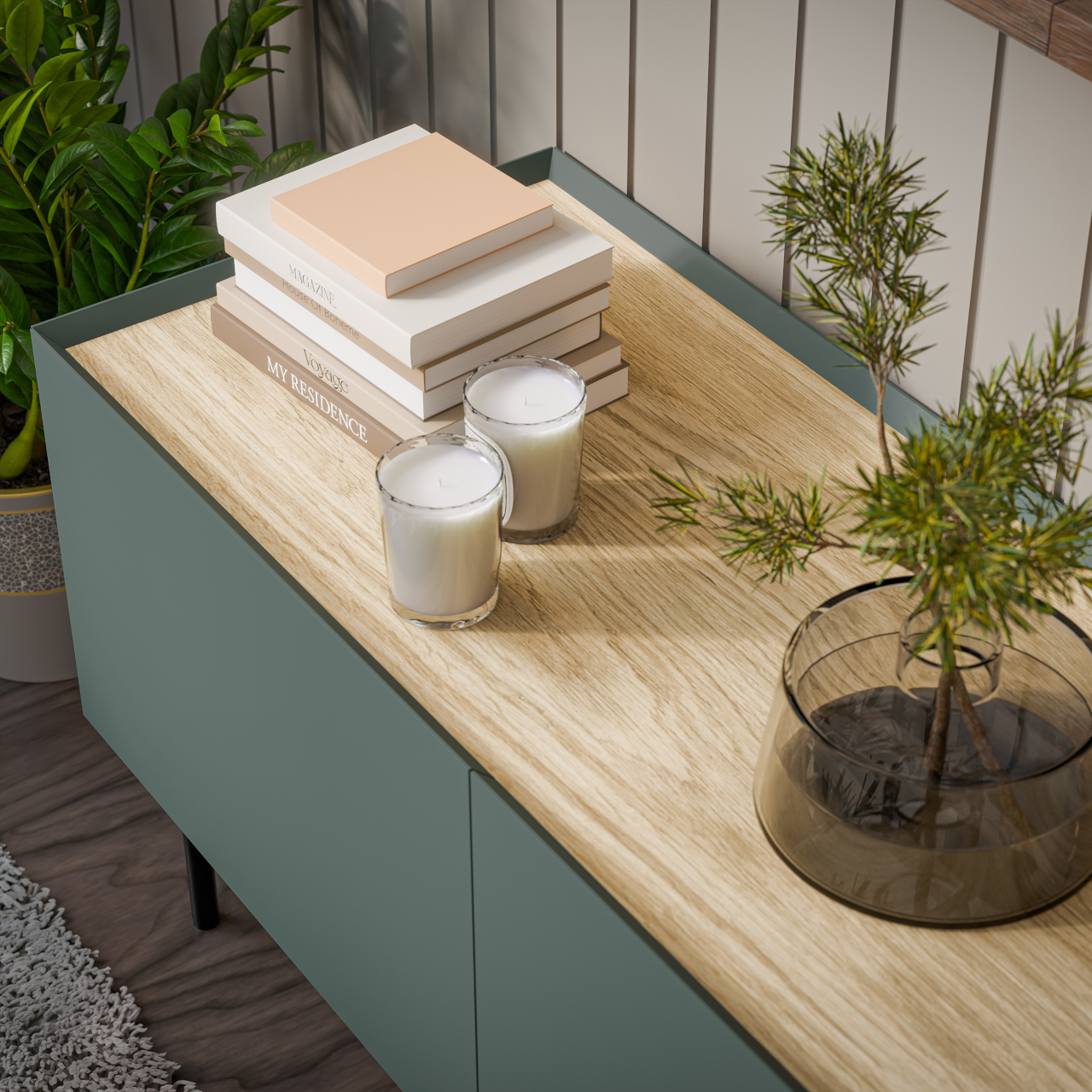 Komoda INGRID 200 oliwkowy - obrazek 7