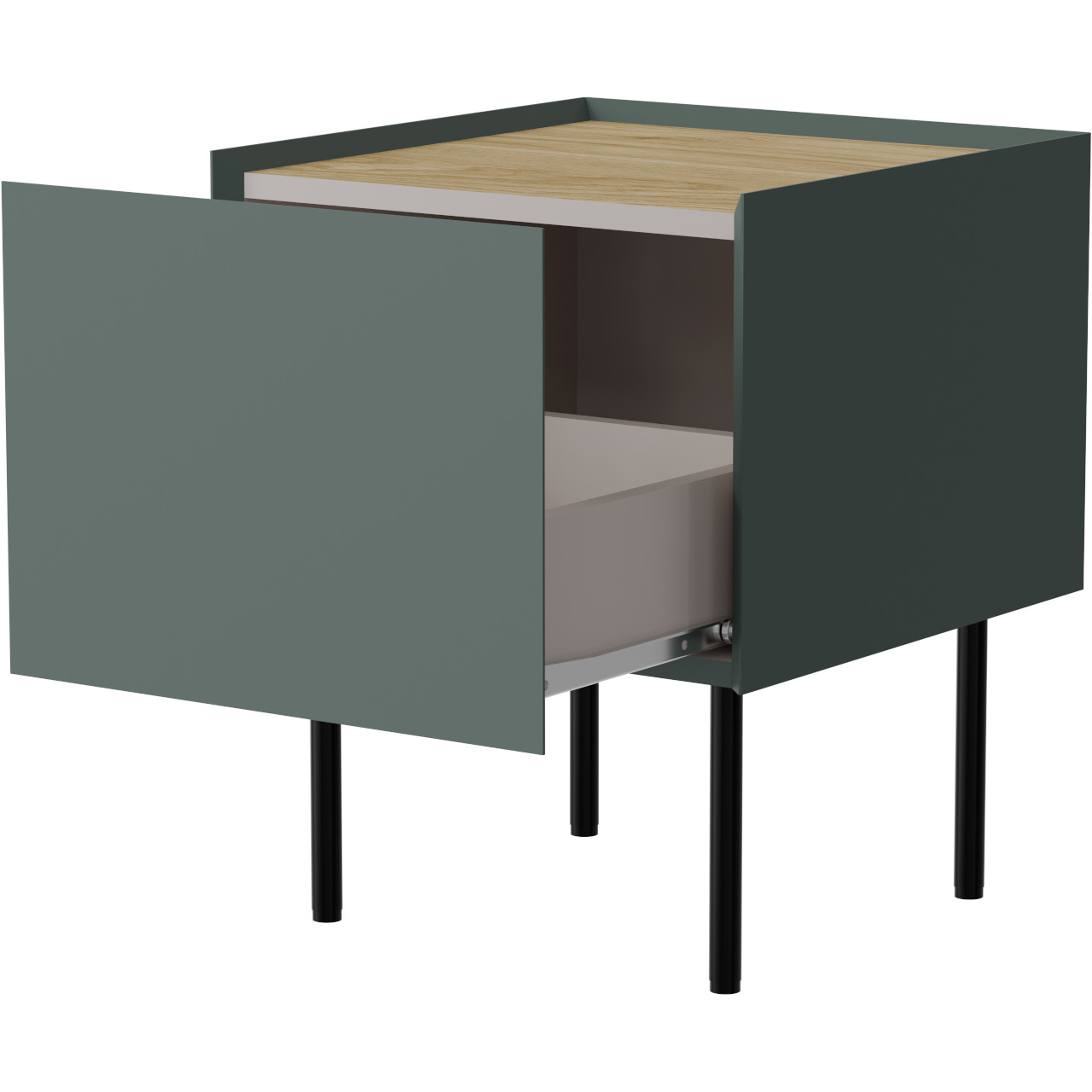 Szafki nocne (2szt.) INGRID oliwkowy - obrazek 3