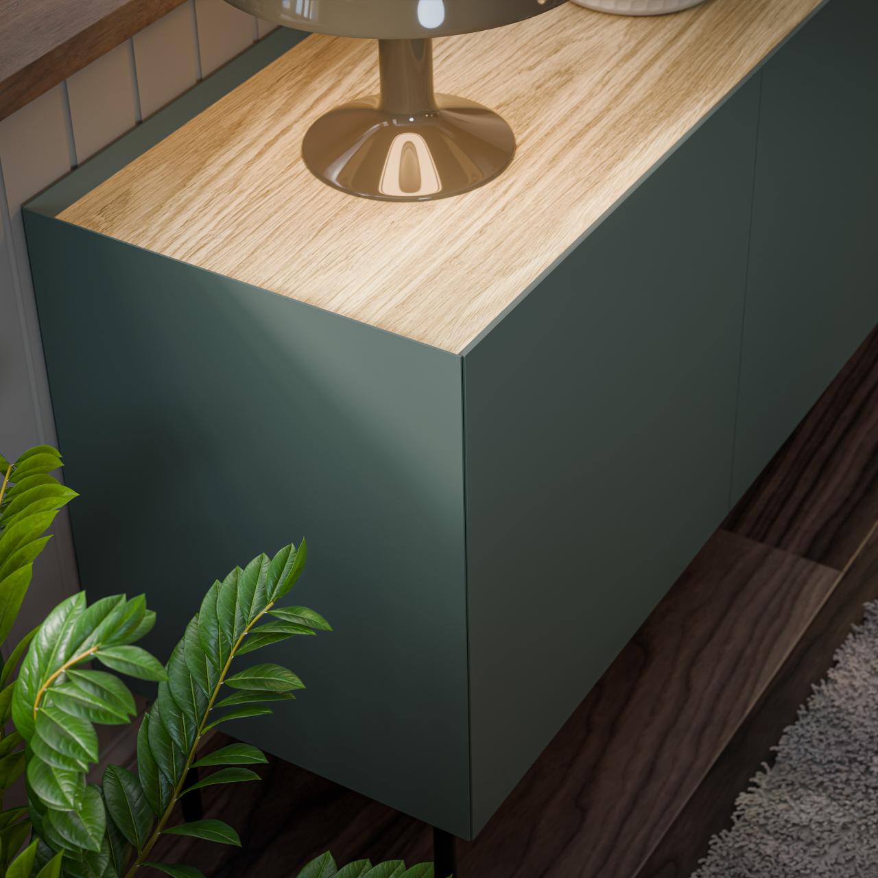 Szafki nocne (2szt.) INGRID oliwkowy - obrazek 7