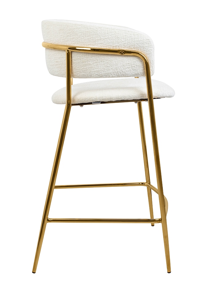 Krzesło barowe DELTA 65 białe - obrazek 3